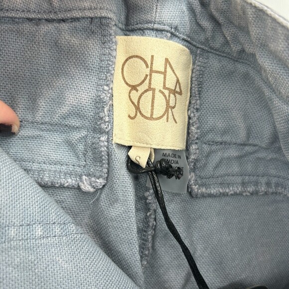 NWT CHASER Blue Vintage Canvas Bermuda Summer Shorts Size Small - Picture 5 of 5